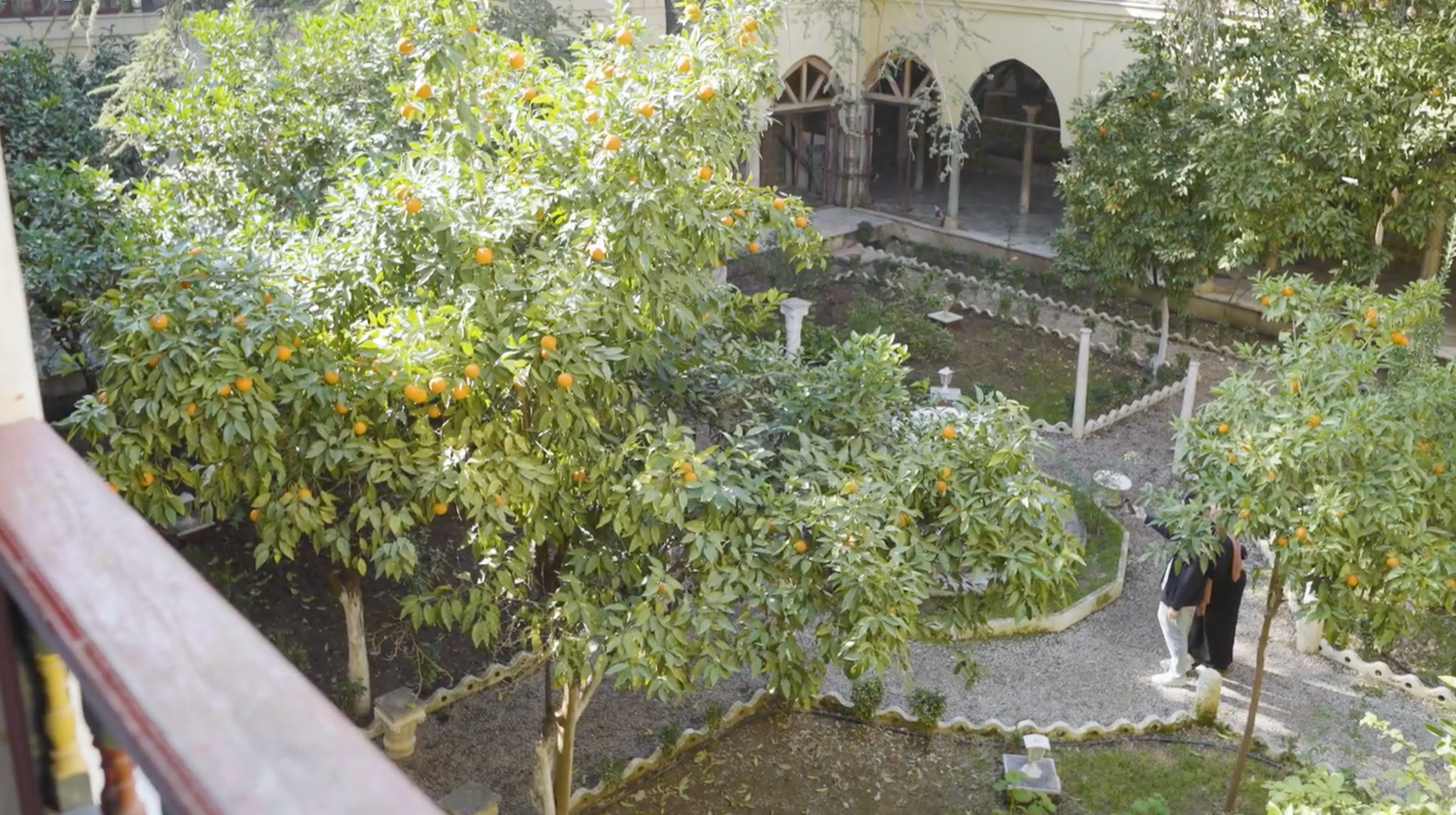 Le jardin des orangers au Palais Ahmed Bey de Constantine (Crédit photo : Direction l'Algérie, la série documentaire / Ayadi Productions)